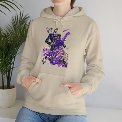 Unisex Heavy Blend™ Hoodie - "Star Platinum Manga" from JoJo´s Bizarre Adventure