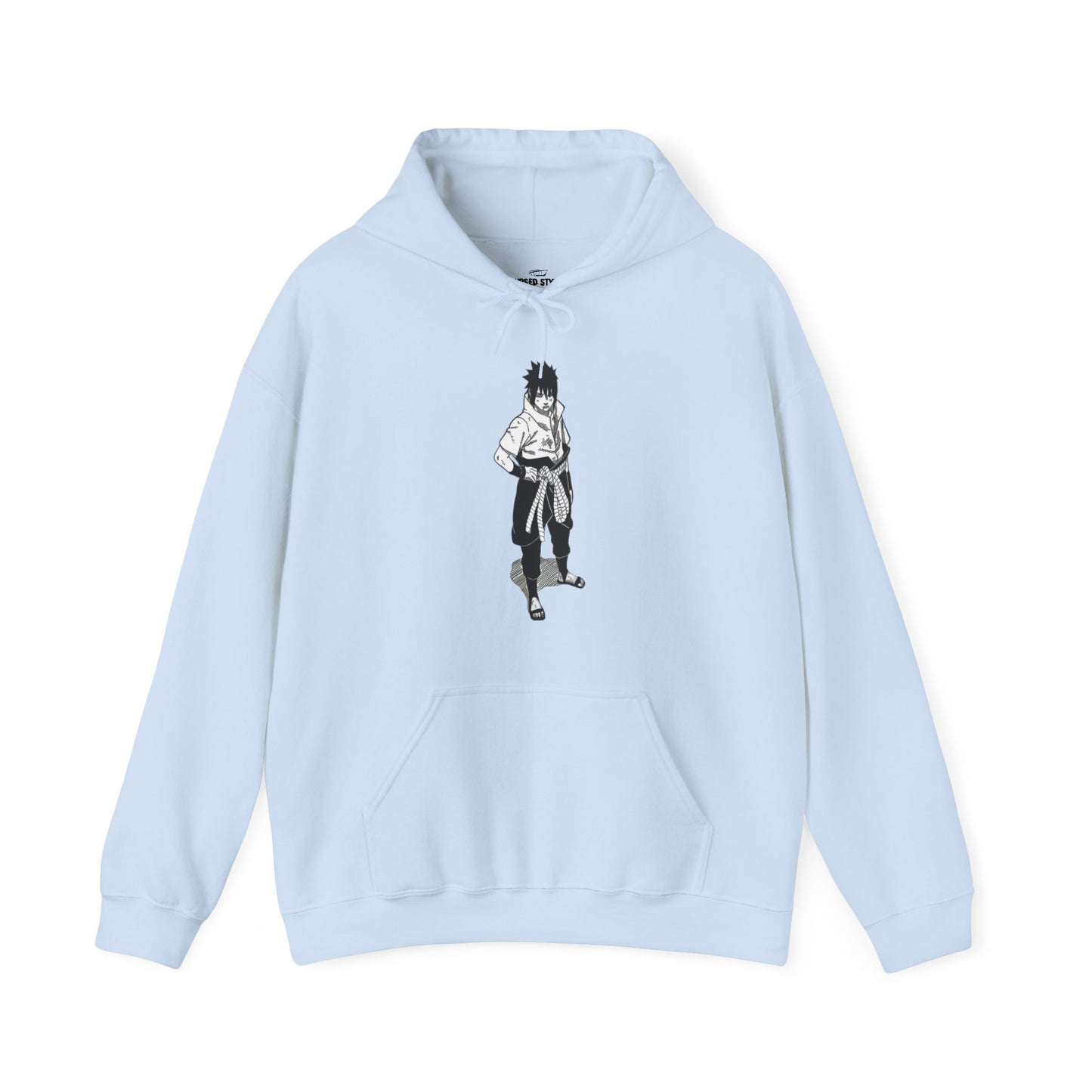 Unisex Heavy Blend™ Hoodie - "Sasuke Final Battle Manga" from Naruto Shippuden