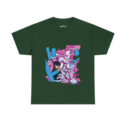 Unisex Heavy Cotton T-shirt - "Crazy Diamond Manga" from JoJo´s Bizarre Adventure