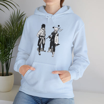 Unisex Heavy Blend™ Hoodie - "Naruto & Sasuke Manga 2" from Naruto Shippuden