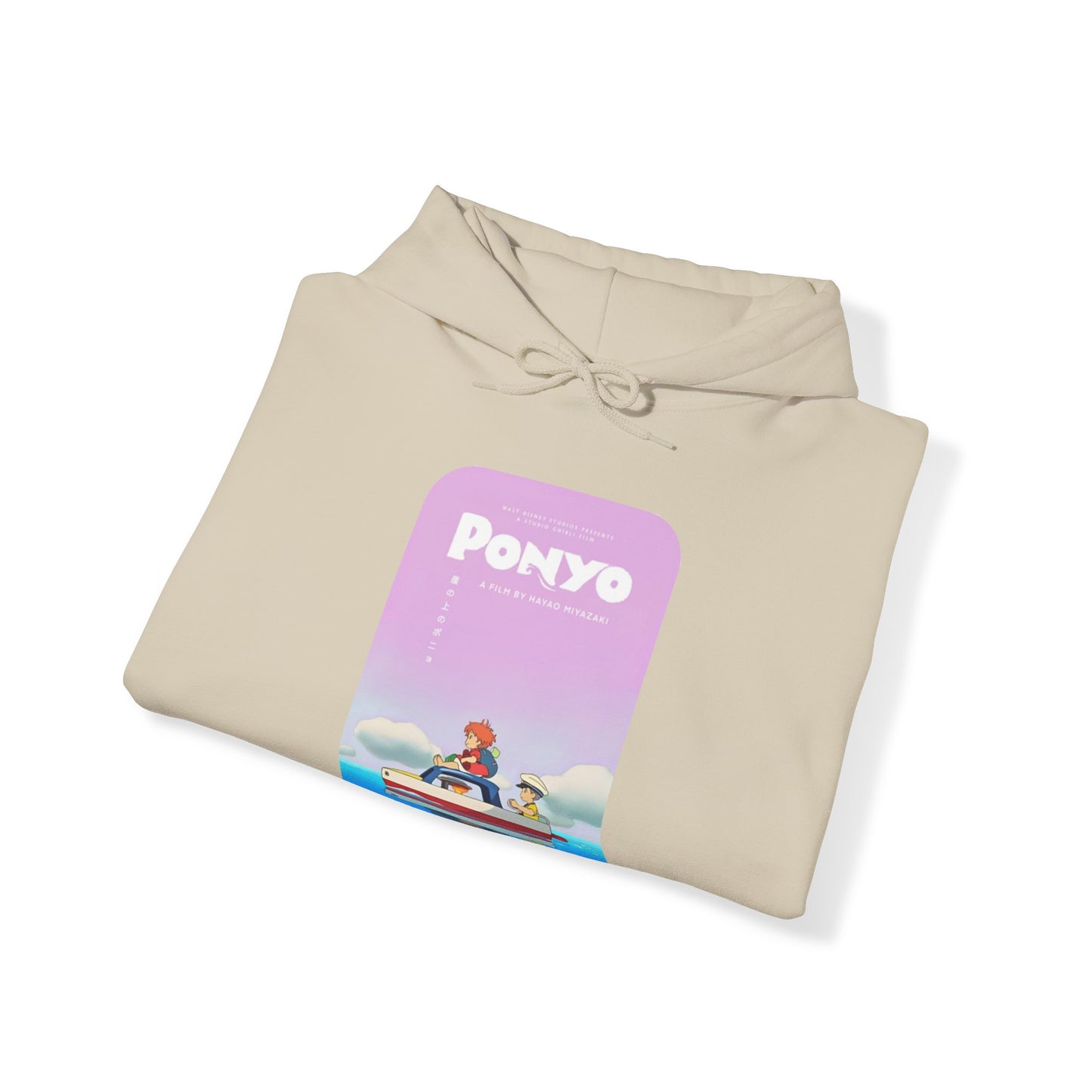 Unisex Heavy Blend™ Hoodie - "Ponyo Movie Poster" from Studio Ghibli