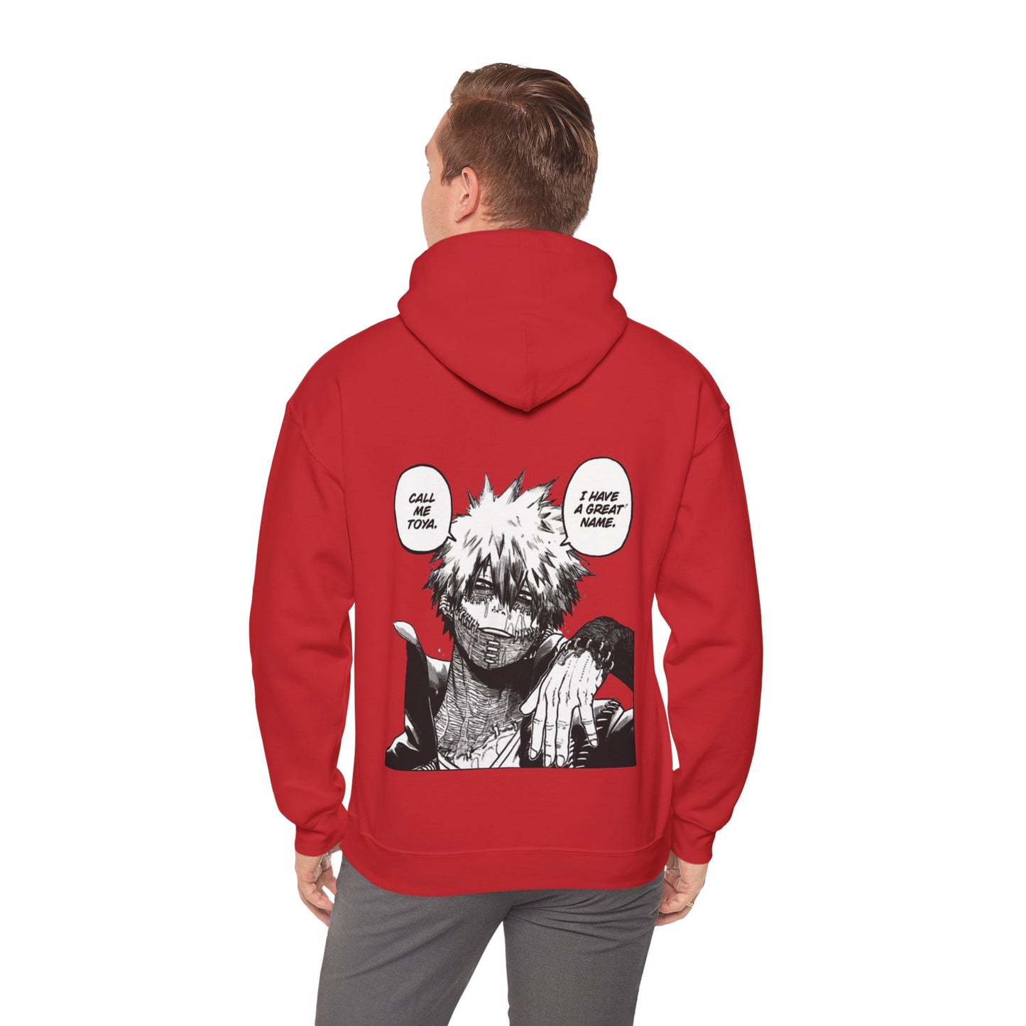 Unisex Heavy Blend™ Hoodie - "Dabi Manga" from My Hero Academia