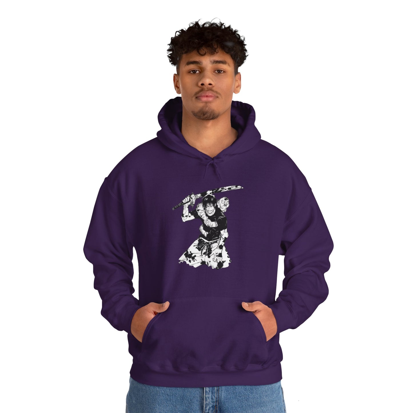 Unisex Heavy Blend™ Hoodie "Toji Fushiguro" From Jujutsu Kaisen