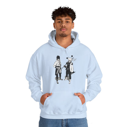 Unisex Heavy Blend™ Hoodie - "Naruto & Sasuke Manga 2" from Naruto Shippuden