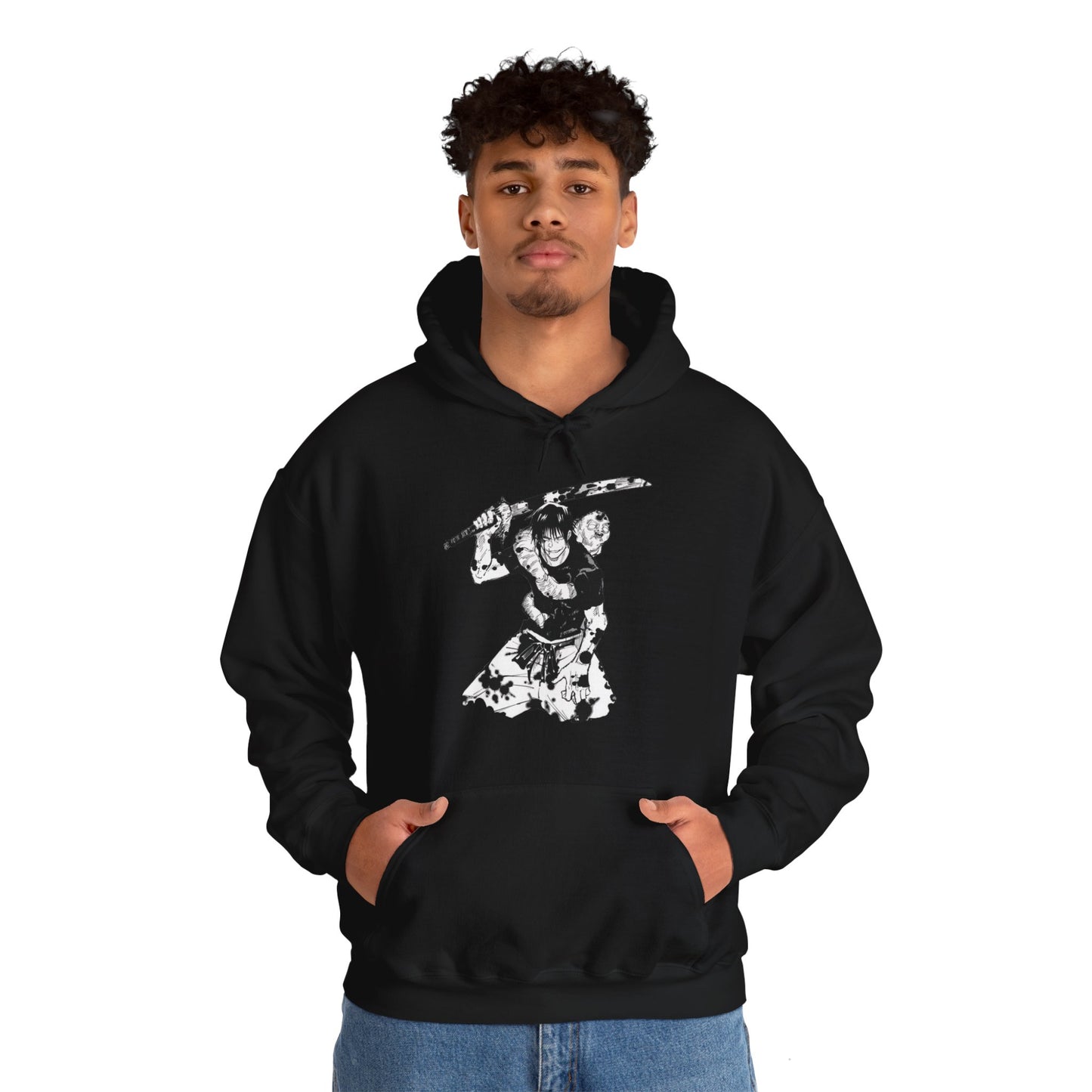 Unisex Heavy Blend™ Hoodie "Toji Fushiguro" From Jujutsu Kaisen