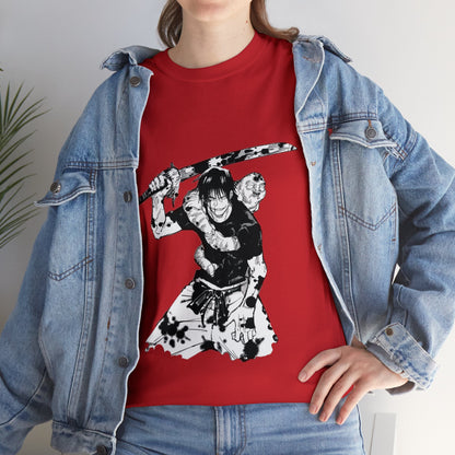 Unisex Heavy Cotton T-shirt - "Toji Fushiguro" From Jujutsu Kaisen